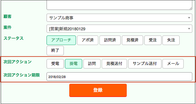 放置をなくすたったひとつのしくみ「次回アクション」